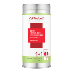 Cell Fusion C Advanced Clear Sunscreen SPF48+puszka 2x35ml